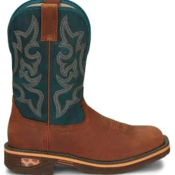 Justin Men's Resistor 11" Nano CT Western Work Boot - - CR4010