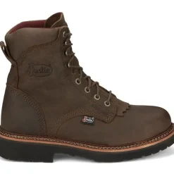 Justin Men's Rivot 8" Lace Up Western Work Boot - - OW441