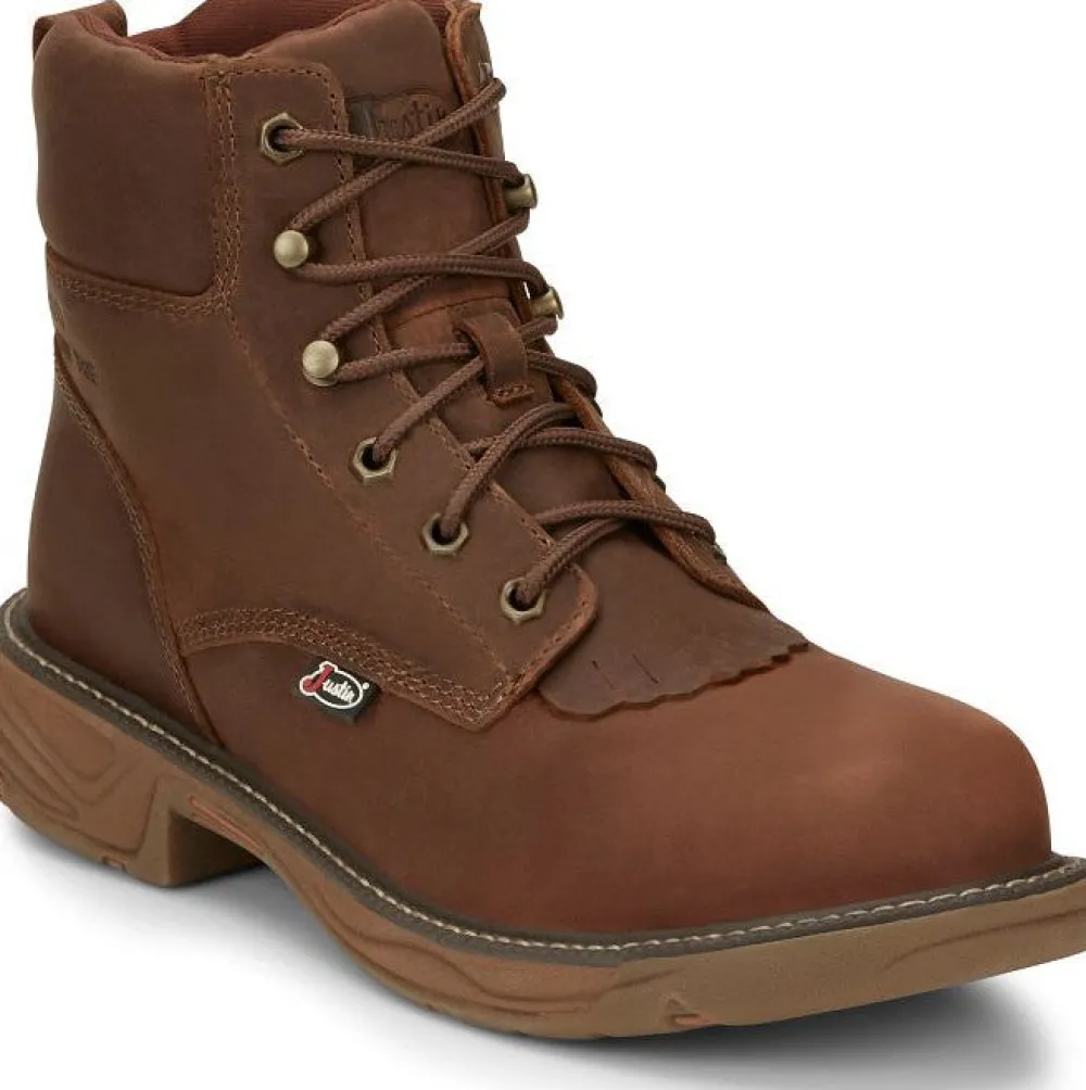 Justin Men's Rush 6" Nano CT WP Western Work Boot -- SE466