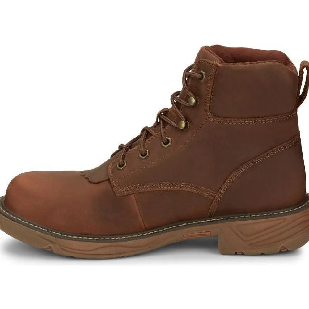Justin Men's Rush 6" Nano CT WP Western Work Boot -- SE466