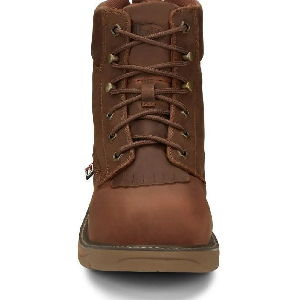 Justin Men's Rush 6" Nano CT WP Western Work Boot -- SE466