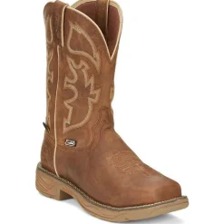 Justin Men's Rush 11" Steel Toe WP Western Work Boot -- SE4340