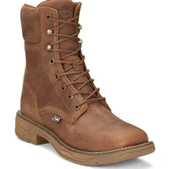 Justin Men's Rush 8" WP Lace Up Western Work Boot -- SE467