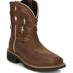 Justin Women's Chisel 8" Nano Comp Toe Western Work Boot -- GY9960
