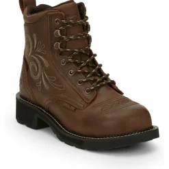 Women Justin Women's Katerina 6" Steel Toe Western Work Boot -- GY985