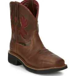 Justin Women's Lathey 8" Nano CT Western Work Boot -- GY9962