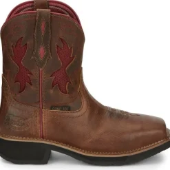 Justin Women's Lathey 8" Nano CT Western Work Boot -- GY9962