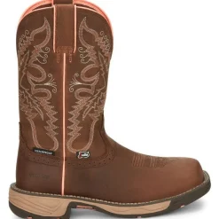 Justin Women's Rush 11" Comp Toe WP Western Work Boot -- SE4357