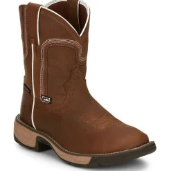 Women Justin Women's Rush 8" Waterproof Western Work Boot -- SE4359