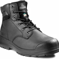 Kodiak Men's Greb 6" Steel Toe Safety Work Boot - - 4TH4BK