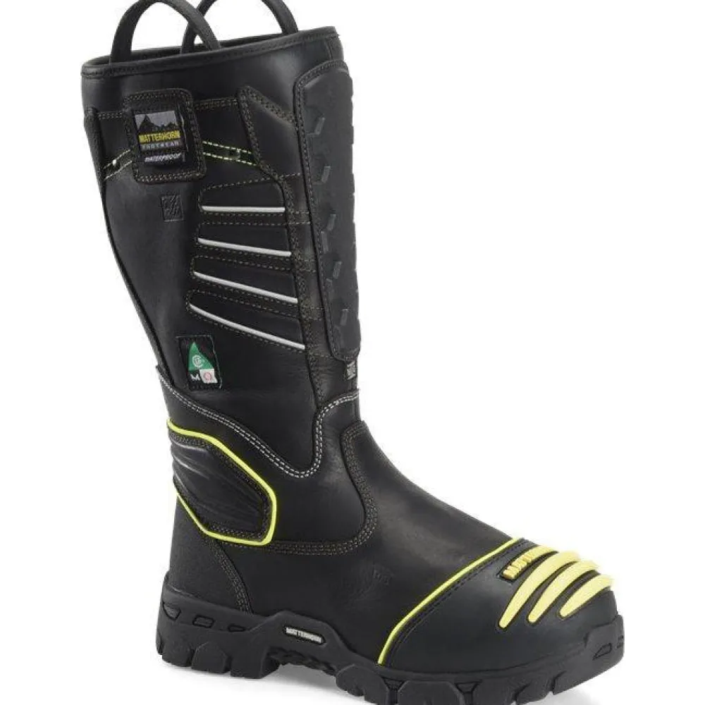Women Matterhorn Men's Muckmen 15" Comp Toe WP Metguard Pull-On Work Boot- MTC703