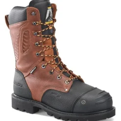 Matterhorn Men's Nickel 12" Comp Toe WP Met Guard Work Boot -Brown- MT2575