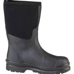 Muck Men's Chore Mid 12" WP Rubber Work Boot - - CHM-000A