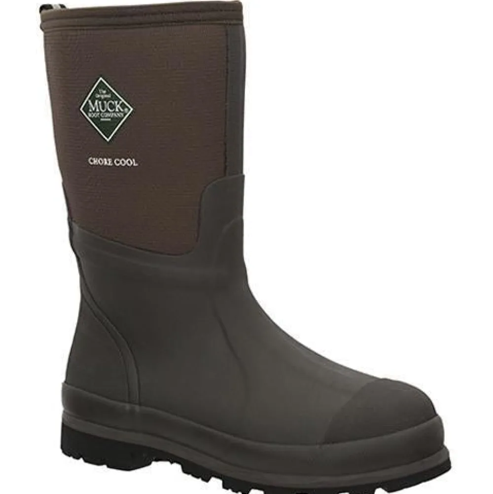 Muck Men's Chore XpressCool Mid 12" WP Wellington Rubber Work Boot - CMCT-900