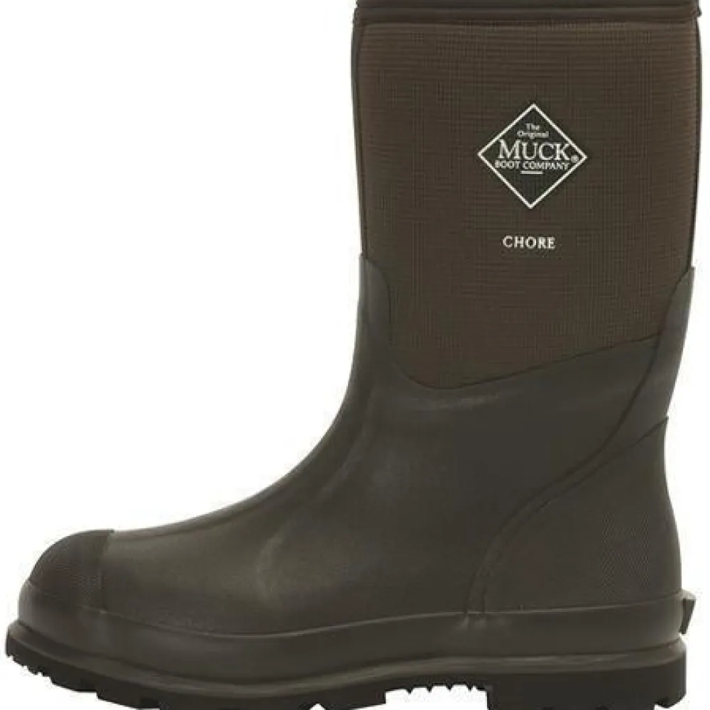 Muck Men's Chore XpressCool Mid 12" WP Wellington Rubber Work Boot - CMCT-900