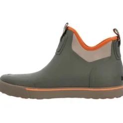 Women Rocky Dry Strike WP Green & Orange Deck Boot - Stone - RKS0568