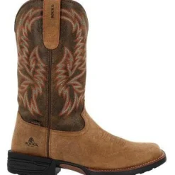 Rocky Men's Bronco 12" Comp Toe WP Western WorkBoot- - RKW0452
