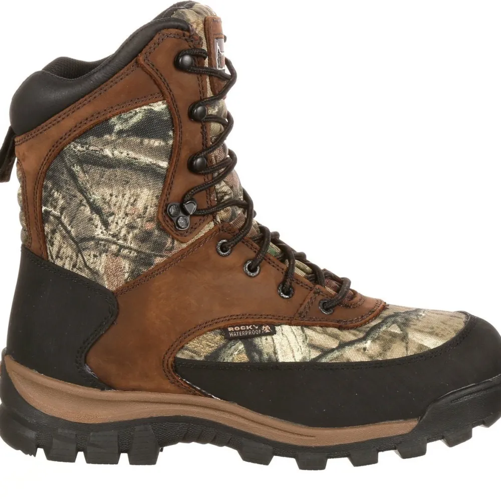 Rocky Men's Core 8" WP 800G Thinsulate Hunt Boot - Mossy Oak - FQ0004755