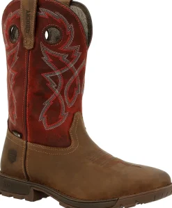 Rocky Men's Legacy 32 10" Steel Toe WP Western Work Boot- - RKW0341