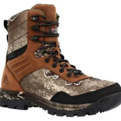 Rocky Men's Lynx 8" WP 400G Insulated Work Boot - And White- RKS0593
