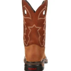 Rocky Men's Original Ride Steel Toe WP Western Boot- - RKYW041
