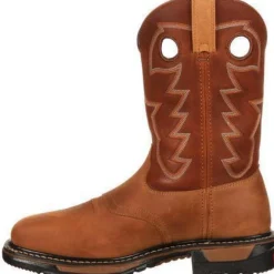 Rocky Men's Original Ride Steel Toe WP Western Boot- - RKYW041