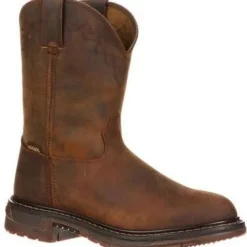 Women Rocky Men's Original Ride Roper 10" Round Toe Western Boot -- FQ0001108