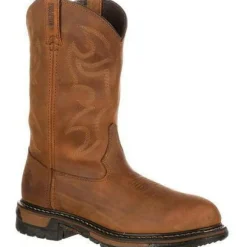 Rocky Men's Original Ride Branson Roper Western Work Boot - FQ0002733