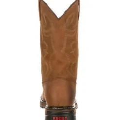 Rocky Men's Original Ride Branson Roper Western Work Boot - FQ0002733