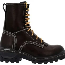 Women Rocky Men's Rams Horn 9" Soft Toe WP Logger Work Boot -- RKK0438