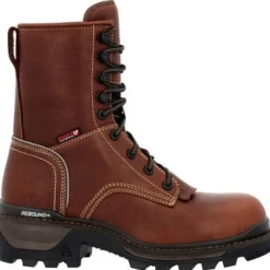 Women Rocky Men's Rams Horn Logger 9" WP Comp Toe Work Boot RKK0397
