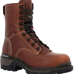 Women Rocky Men's Rams Horn Logger 9" WP 400G Comp Toe Work Boot RKK0396
