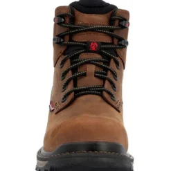 Rocky Men's Rams Horn WP Comp Toe Work Boot - Crazy Horse - RKK0388