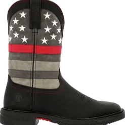Rocky Men's Red Line 11" Square Toe Western Work Boot- - RKD0088