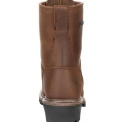 Women Rocky Men's Square Toe Logger Comp Toe WP Work Boot - - RKK0277