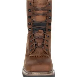 Women Rocky Men's Square Toe Logger Comp Toe WP Work Boot - - RKK0277