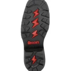 Women Rocky Men's Square Toe Logger Comp Toe WP Work Boot - - RKK0277