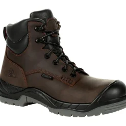 Rocky Men's Worksmart 6" Comp Toe WP Rubber Work Boot - - RKK0310
