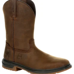 Rocky Men's Worksmart 10" Comp Toe WP Western Work Boot- RKW0325