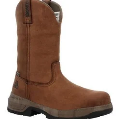 Women Rocky Men's Worksmart 11" Comp Toe WP Work Boot -Horse- RKK0460