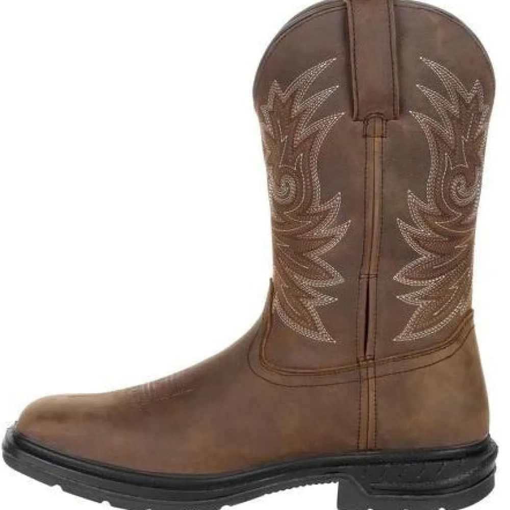 Rocky Men's Worksmart 11" Comp Toe WP Work Boot - - RKW0277