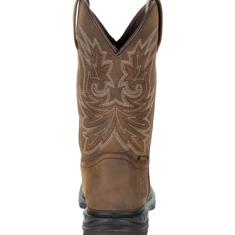 Rocky Men's Worksmart 11" Comp Toe WP Work Boot - - RKW0277