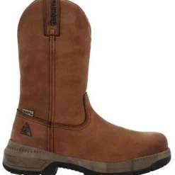 Women Rocky Men's Worksmart 11" Soft Toe WP Work Boot -Horse- RKK0461