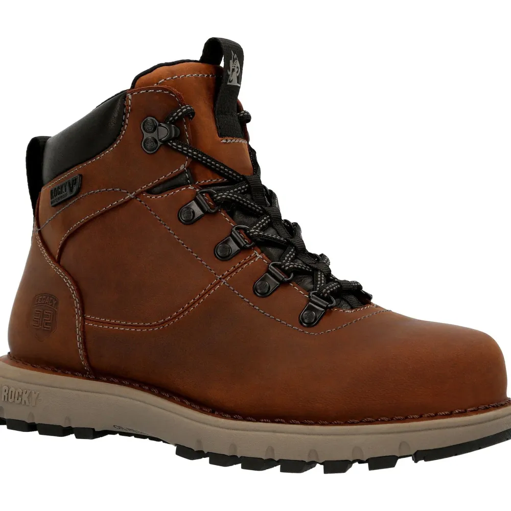Rocky Women's Legacy 32 6" Comp Toe WP Work Boot - - RKK0350