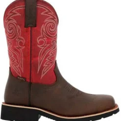 Rocky Women's Monocrepe 11" Steel Toe WP Western Classic Boot -Magenta- RKW0444