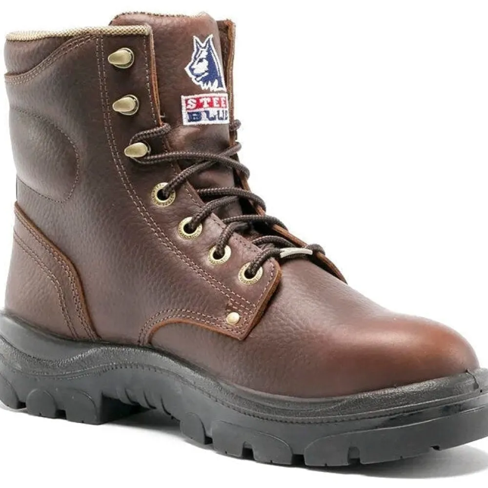 Steel Blue Men's Argyle 6" WP Soft Toe Waterproof Work Boot - Oak - 810952
