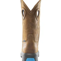 Women Steel Blue Men's Heeler Met Steel Toe WP Western Work Boot -- 813904