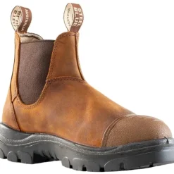 Steel Blue Men's Hobart Scuff Steel Toe Slip Resist Work Boot -- 812967
