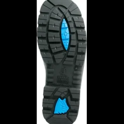 Women Steel Blue Men's Parkes Side Zip WP Steel Toe Hiker Work Boot - - 812968