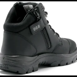Women Steel Blue Men's Parkes Side Zip WP Steel Toe Hiker Work Boot - - 812968